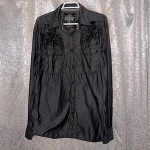 Very Nice ROAR Mens Dress Shirt, Sz L